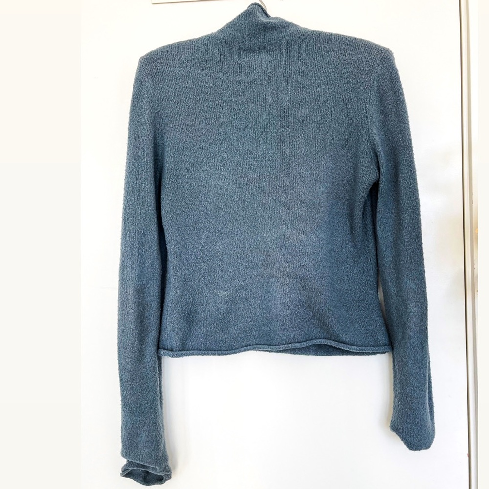 Wilfred Blue High Neck Sweater - Size Small
